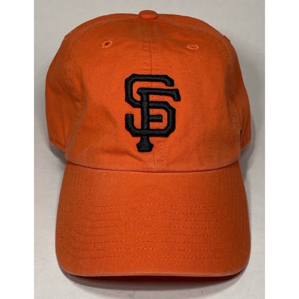 San Francisco Giants ‘47 MLB Orange Strapback Baseball Hat Adult Adjustable EUC